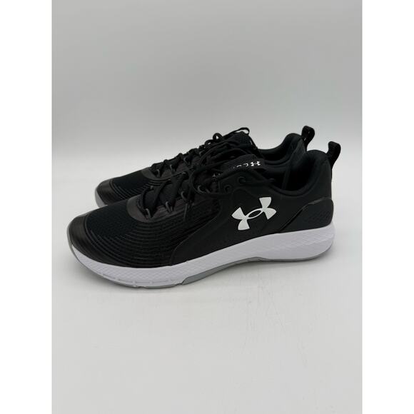 Under Armour UA Charged Commit TR 3 Black White Men Cross Training 3023703-001 - Picture 4 of 8